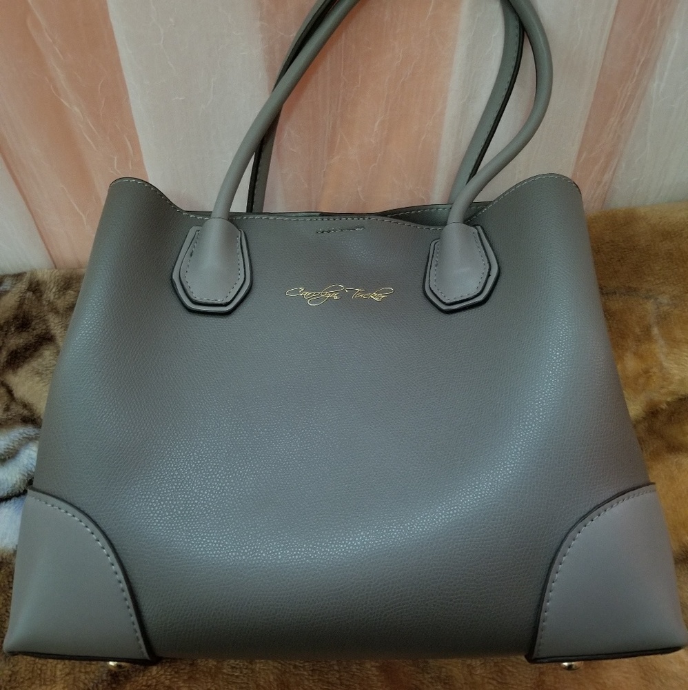 Ash color Carolyn Tucker bag.